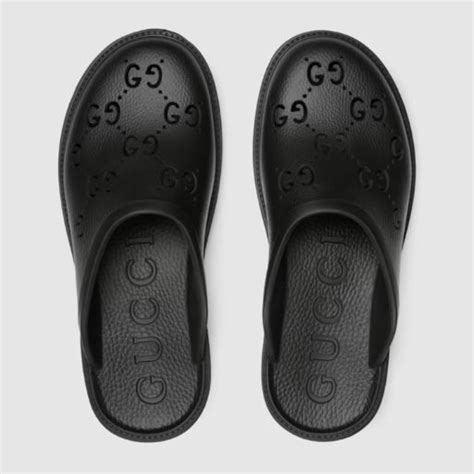 gucci crocs black|Gucci platform Crocs.